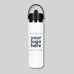 24 oz Hydro Flask® Wide Mouth Water Bottle with Flex Straw Cap