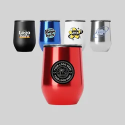 12 oz Stainless Steel Wine Tumbler