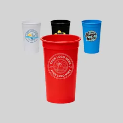 12 oz Plastic Stadium Cup