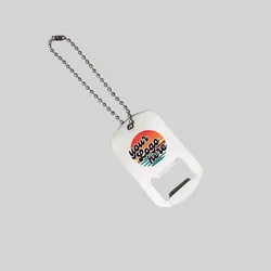 Dog Tag-Shaped Bottle Opener