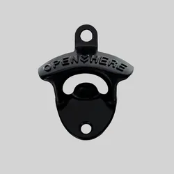 Black Bottle Opener