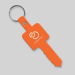 Custom Key Shape Flexible Keychains