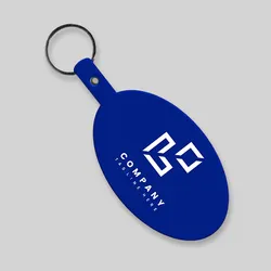 Custom Oval Flexible Keychains