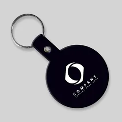 Custom Circle Flexible Keychains