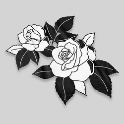 Spot White Temporary Tattoos