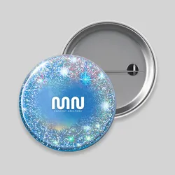 Glitter Round Buttons