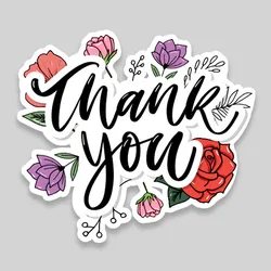 Custom Thank You Stickers