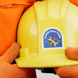 Custom Hard Hat Stickers