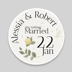 Custom Wedding Stickers