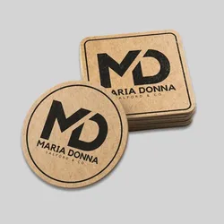Custom Kraft Paper Coasters