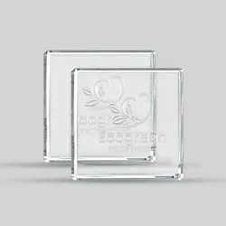 Customized Crystal Carving Coaster