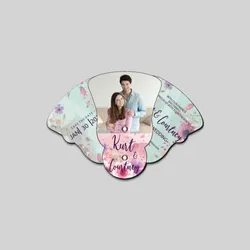 4 Part Expandable Bell Hand Fan