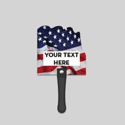 Flag Hand Fan