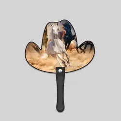 Cowboy Hat Hand Fan