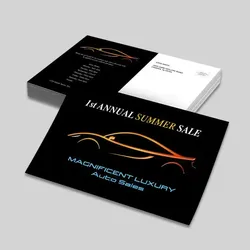 Custom Raised Spot UV Postcards