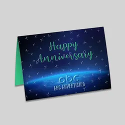 Custom 16PT C2S Raised Spot UV Greeting Cards