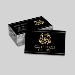 Custom Raised Foil Business Cards