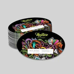 Custom Oval Business Cards