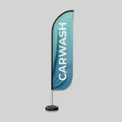 Custom Car Wash Flags