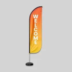 Custom Welcome Flags
