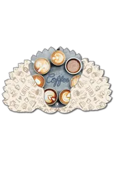 3 Part Expandable Feather Hand Fan