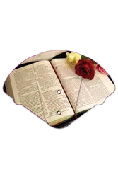 Bible Inspirational Expandable Hand Fan