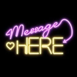 Custom Message Neon Signs