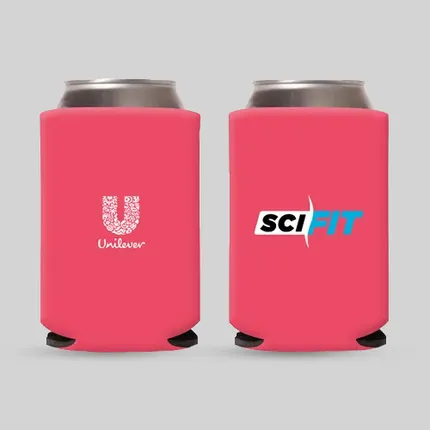 Budget Can Cooler Holder One Color Imprint  