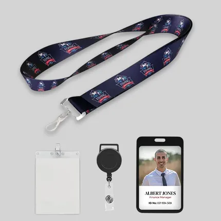 Custom Dye Sublimated Full Color Lanyard-B