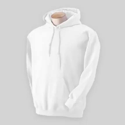 Gildan 7.75 oz 50/50 Hooded Pullover - White/Neutral
