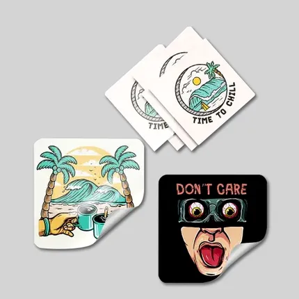 Square Stickers-4"X4"