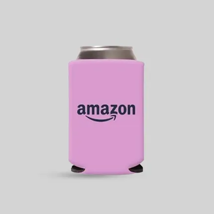 Budget Can Cooler Holder One Color Imprint