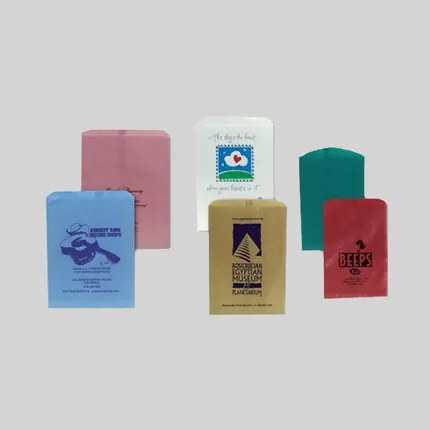 Merchandise Bags - White 8 1/2" X 11"