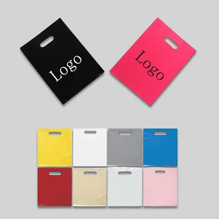 Die Cut Plastic Handle Bag 