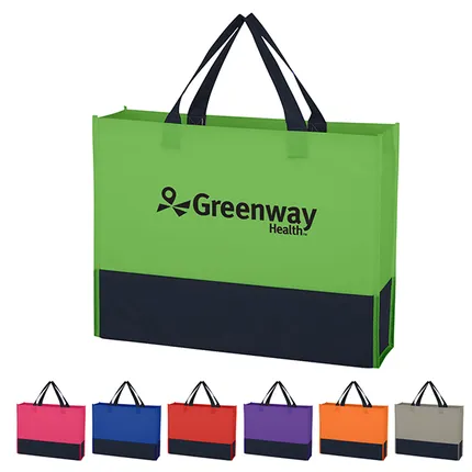 NON-WOVEN RAVEN PRISM TOTE BAG