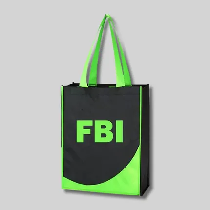 Budget Custom Non Woven Tote Bag With Accent Trim - BG