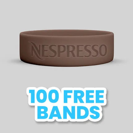 Debossed Silicone Wristband Bracelet            
