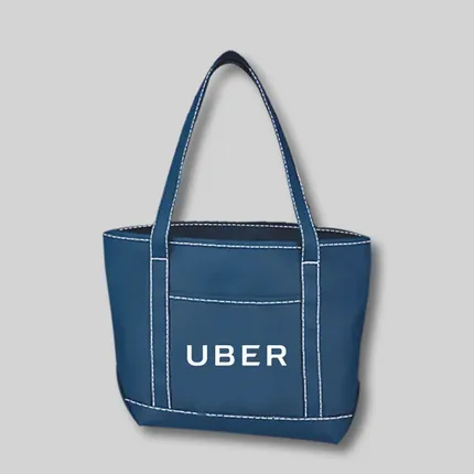 Budget Custom Medium Cotton Canvas Yacht Tote Bag