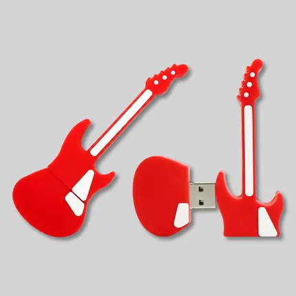 Guitar Shape USB Storage Drive - US3 - U71 - 32GB