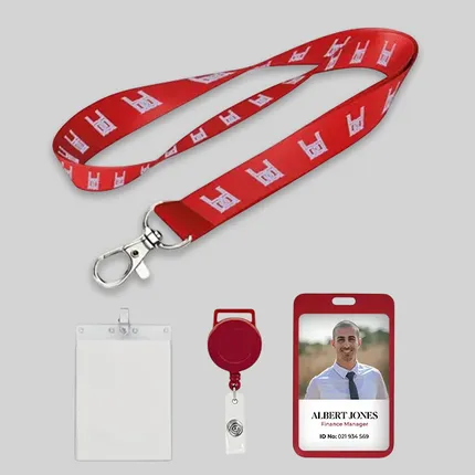 5/8 inch Polyester Lanyard-B