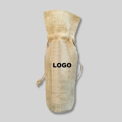 Burlap Wine,Gift Bag,Hostess Gift-B