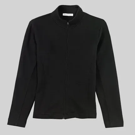 Port Authority Ladies Flatback Rib Full-Zip Jacket - Dark/All