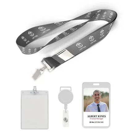 5/8 inch Price Saver Lanyard with Metal Clip-B