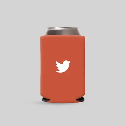 12oz One Color Imprint Can Cooler