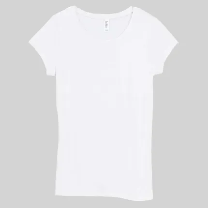 Bella Women's Marcelle Sheer Jersey Longer-Length T-Shirt - White/Neutral