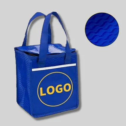 Non-Woven Insulated Lunch Bag Cooler with Zipper