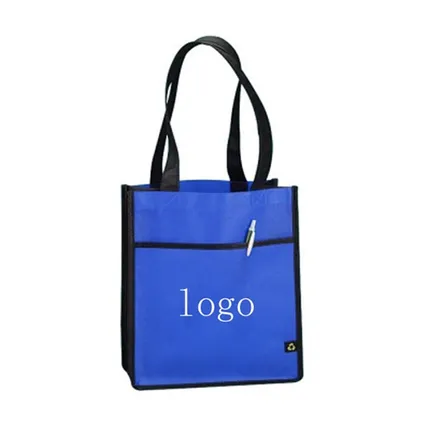 Non-Woven Tote Hand Bag Shopping Bag with Pocket 