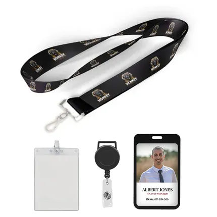Dye sublimated Custom Full Color Lanyards-B