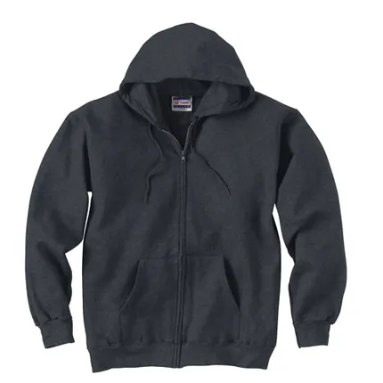 Hanes 10 oz 90/10 Ultimate Cotton Printpro Full Zip Hood - Dark/Color