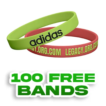 Custom Embossed Printed Wristband    